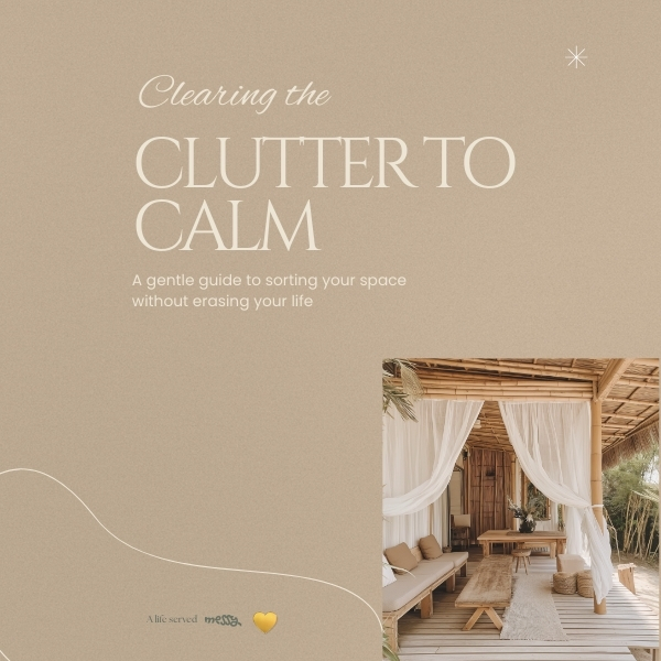 clutter to calm